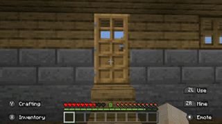 Minecraft - Villager using Door