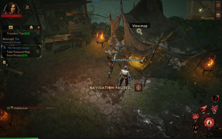 Diablo Immortal - take the treasure map