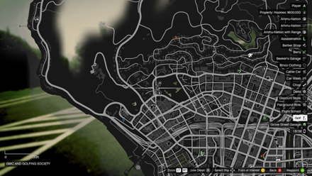 Grand Theft Auto V (GTA V) - Golf Club Map Location.jpg