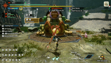 MH Rise - Hunting Horn Earthshaker Silkbind Attack