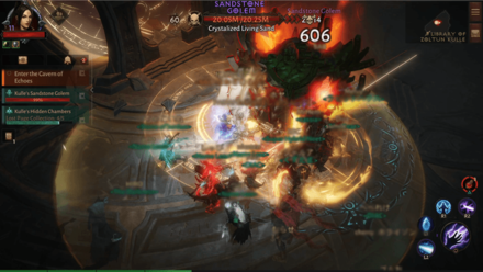 Diablo Immortal - Sandstone Golem Fight