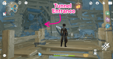 Genshin - Ruin Serpent Tunnel Entrance