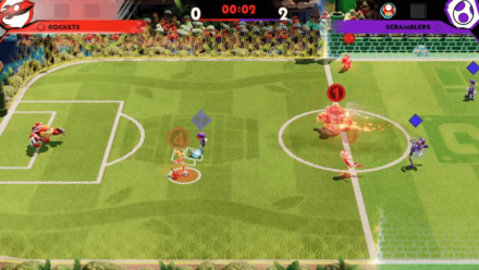 Mario Strikers Battle League - Use Movement Controls