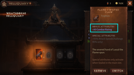 Diablo Immortal - Normal Helliquary Slot