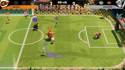 Mario Strikers Battle League - How to Do a Curved Shot