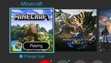 Minecraft Menu Screen Switch