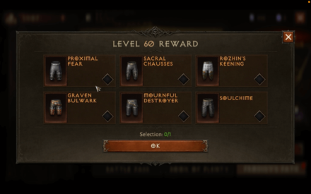 Necromancer Level 60 Legendary Reward