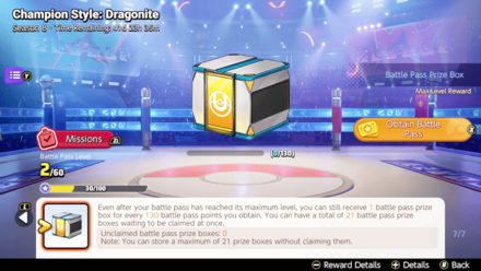 Pokemon UNITE - Battle Pass Season 8 Prize Box.png
