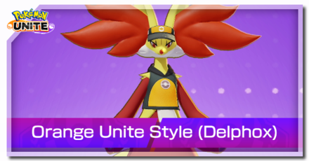 Pokemon UNITE - Orange Unite Style Delphox Banner.png