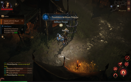 Diablo Immortal - Toothless William Thorpe