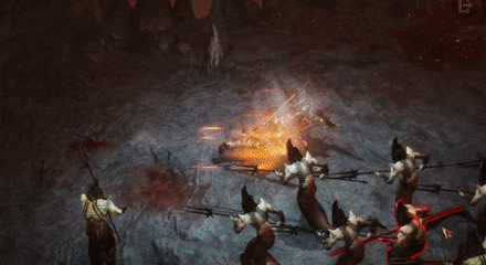 Diablo Immortal - Furious Charge and Cleave Combo