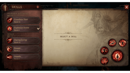 Diablo Immortal - Change Skills in the Menu