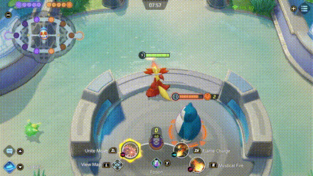 Pokemon UNITE - Delphox Dash Combo