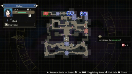 Fire Emblem Warriors Three Hopes - Order at least two units to head to the top left corner of the dungeon