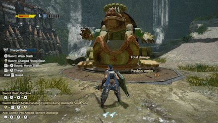 MH Rise - Charge Blade Sword Forward Slash