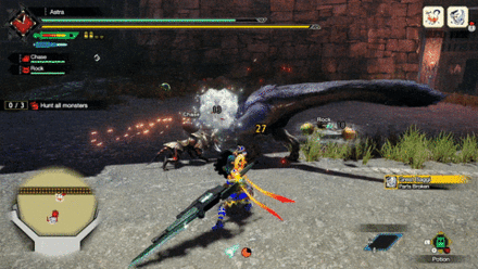 MH Rise - Gunlance Use Wyrmstake Cannon