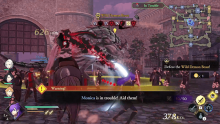 Fire Emblem Warriors Three Hopes - Assign One Unit to Guard Monica