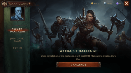 Diablo Immortal - How to Create Dark Clans