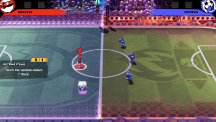 Mario Strikers Training Mode Items