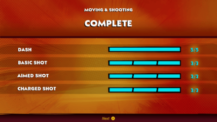 Mario Strikers Training Mode Score