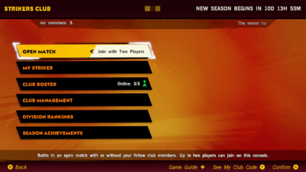 Mario Stikers Multiplayer Strikers Club