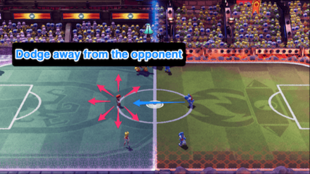 Mario Strikers Battle League - Good Example of Dodging