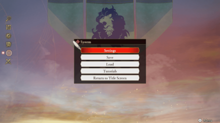 FEW3H - Settings Menu