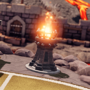 Mario Strikers Lava Decoration 3