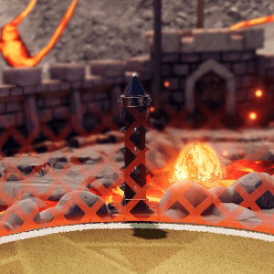 Mario Strikers Lava Fence 3