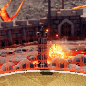 Mario Strikers Lava Fence 2