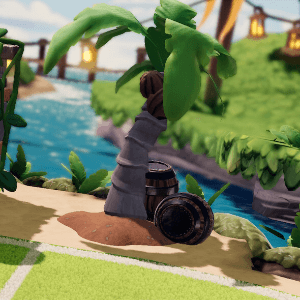 Mario Strikers Jungle Decoration 2