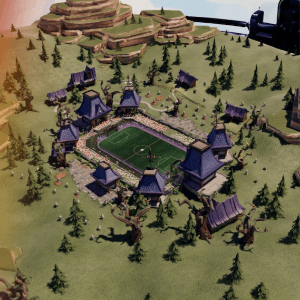 Mario Strikers Spooky Mansion 1