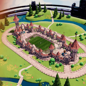 Mario Strikers Royal Castle 1