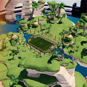 Mario Strikers Jungle Retreat 1