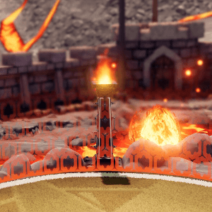 Mario Strikers Lava Fence 4