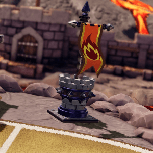 Mario Strikers Lava Decoration 1