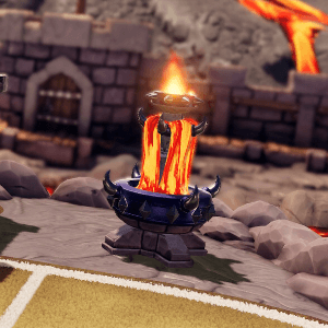 Mario Strikers Lava Decoration 4