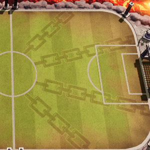 Mario Strikers Lava Field 2