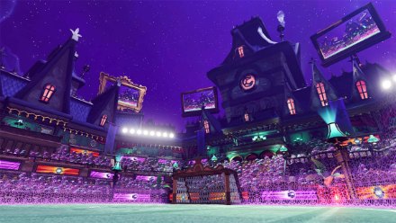 Mario Strikers Spooky Mansion Stadium