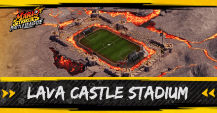 Mario Strikers Lava Castle Stadium