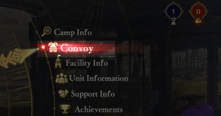 FEW3H - Inside the Convoy Menu Step 1