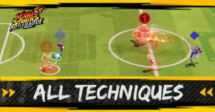 Mario Strikers Battle League - List of All Techniques