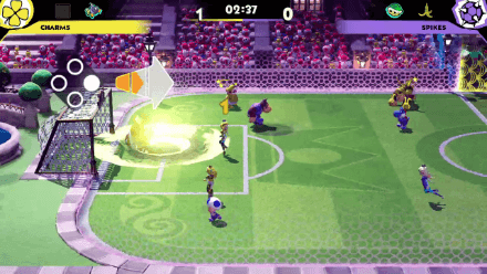 Mario Strikers Deflect a Hyper Strike