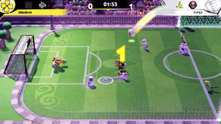 Mario Strikers Stay Close to Hyper Strike Ball