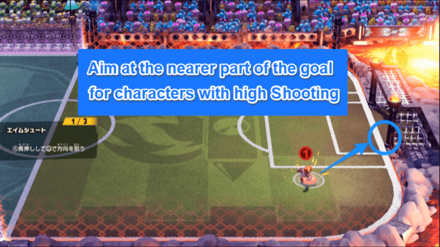 Mario Strikers - Aim near