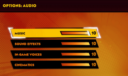 Mario Strikers Battle League - Audio Settings