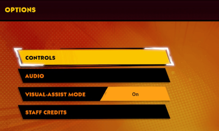 Mario Strikers Battle League - Options Menu.png