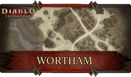 Diablo Immortal - Wortham Area Guide and Map