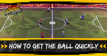 Mario Strikers - How to Get the Ball Quickly in a Match