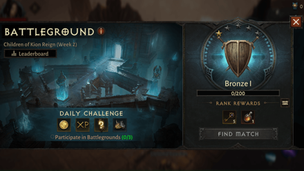 Diablo Immortal - Battlegrounds Aspirant
